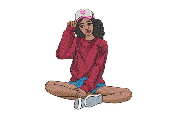 Review: African Cute Girl in a Cap Embroidery Design